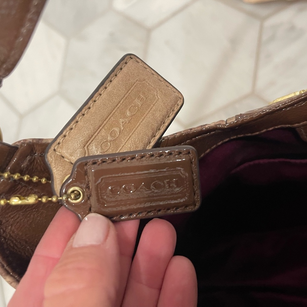 Coach Brown Python Print Women's Bag - image 2